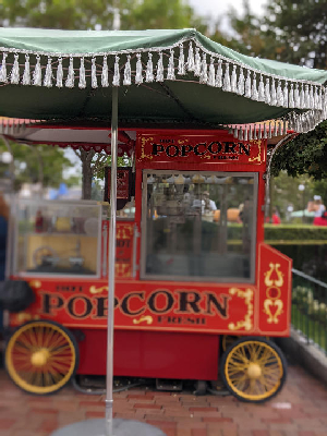 Popcorn Cart at Central Plaza