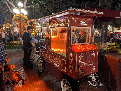 Popcorn Cart at City Hall