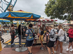 Popcorn Cart at Pixar Pier