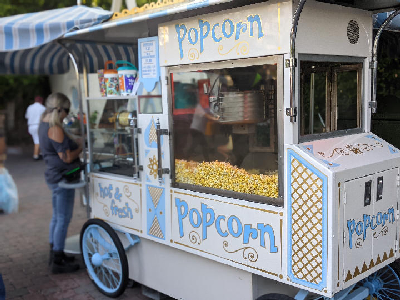 Popcorn Cart at Small World