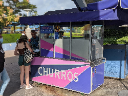 Churro Cart in Tomorrowland