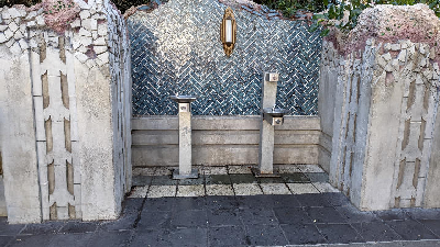 Water Fountain at Avengers Campus