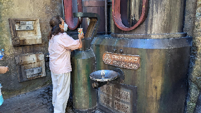 Water Fountain at Galaxy's Edge