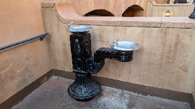 Water Fountain at Pirates of the Caribbean