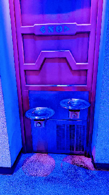 Water Fountain at Space Mountain