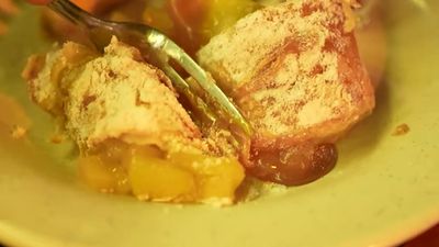 Assorted Desserts including Apple Strudel — photo from a ParkEats review