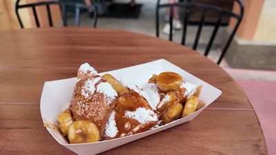Banana-Caramel Beignets