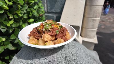 Barbecue Pork Tot Bowl