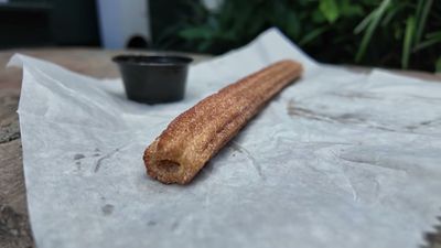 Bavarian Cream-filled Churro — photo from a ParkEats review