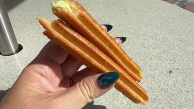 Bavarian Cream-filled Churro — photo from a ParkEats review