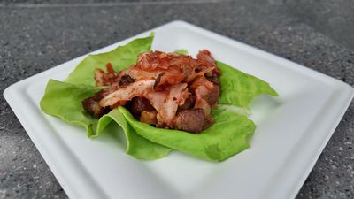 Bo Ssam Pork Belly Lettuce Wraps — photo from a ParkEats review