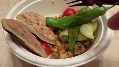 Chermoula Chicken Hummus Bowl