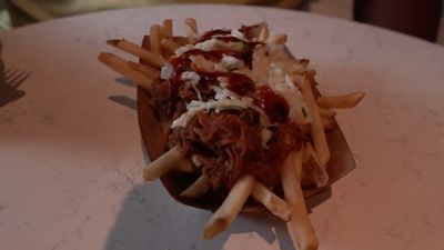 Chipotle Barbecue Loaded Fries