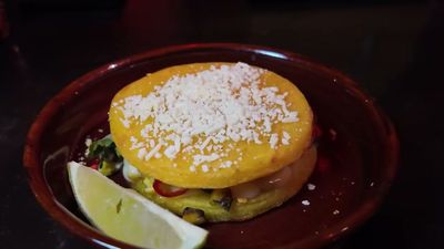Cook’s Corn Griddle Cakes with Roasted Corn and Poblano Peppers