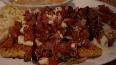 Crispy Bruschetta Chicken