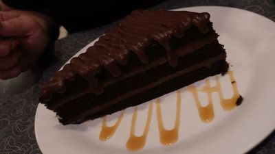 Dad's Favorite Chocolate-Peanut Butter Layered Cake