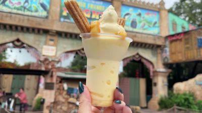 DOLE Whip Pineapple with Chili-Lime and Churro Sundae