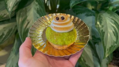 Ghost Cream Puff — photo from a ParkEats review