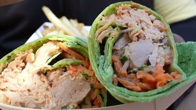 Harissa Chicken Wrap — photo from a ParkEats review