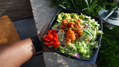 Hot Honey Buffalo Chicken Chef Salad
