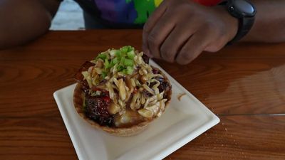 Korean Barbecued Pork Belly Bowl — photo from a ParkEats review