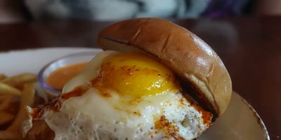 Korean Kimchi Burger