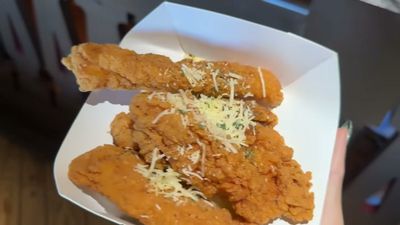 Lemon Pepper-Parmesan Chicken Strips