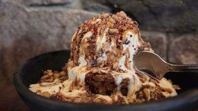 Oooey Gooey Toffee Cake — photo from a ParkEats review