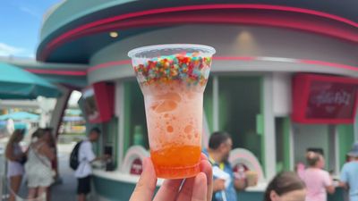 Orange Slushy Float — photo from a ParkEats review