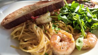 Oven-roasted Shrimp Scampi