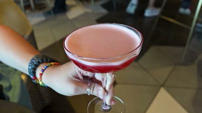 Pink Peppercorn Clover Club