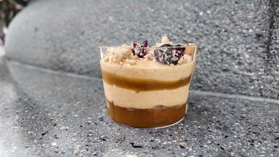 Pumpkin Cheesecake Mousse Trifle — photo from a ParkEats review
