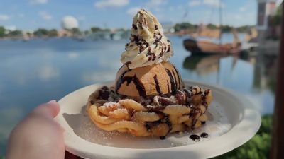 Pumpkin Pie Funnel Cake