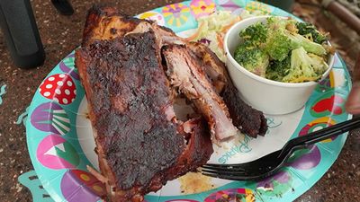 Ribs and Chicken Combo — photo from a ParkEats review
