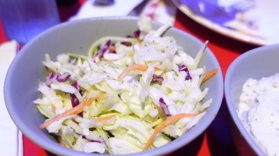 The Claw! Veggie Slaw — photo from a ParkEats review