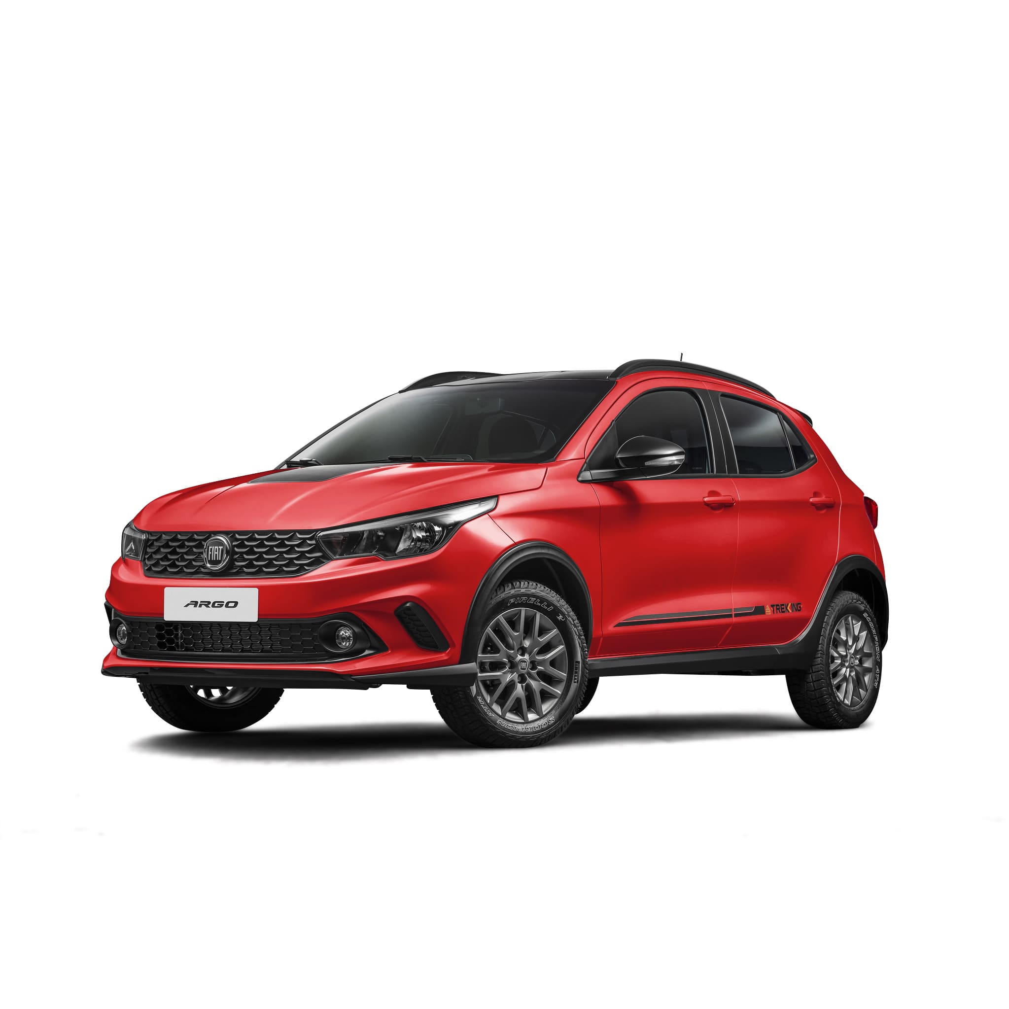 Fiat ARGO TREKKING 1.3L 4X2 MT ROJO MONTE CARLO + TETO NEGRO