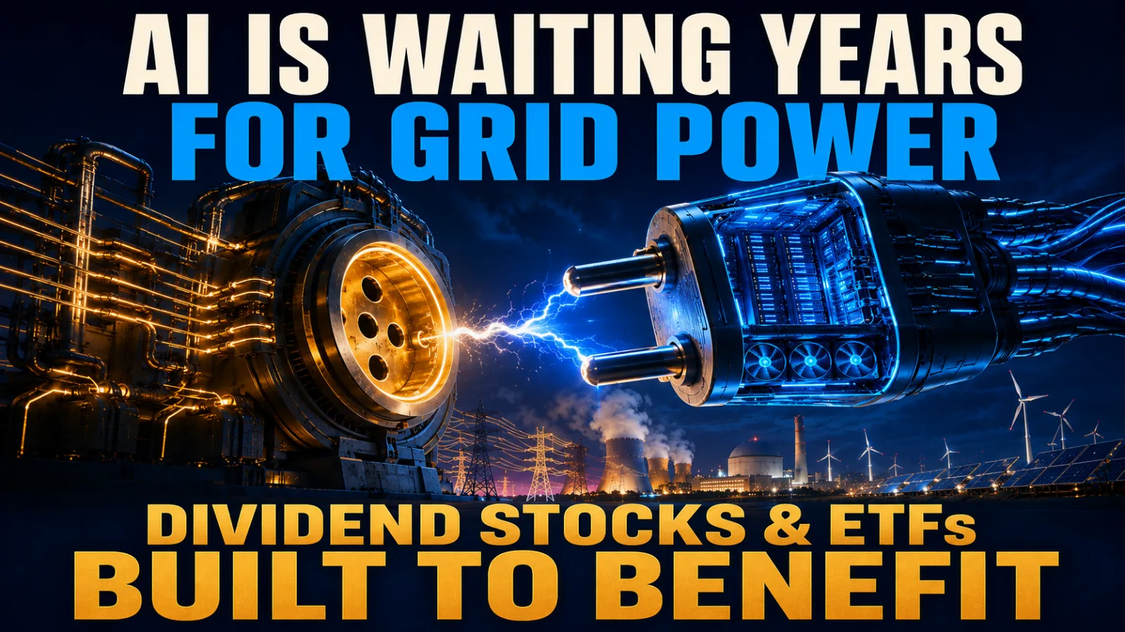 Why AI Is Waiting Years for Grid Power—and the Dividend Stocks and ETFs Built to Benefit