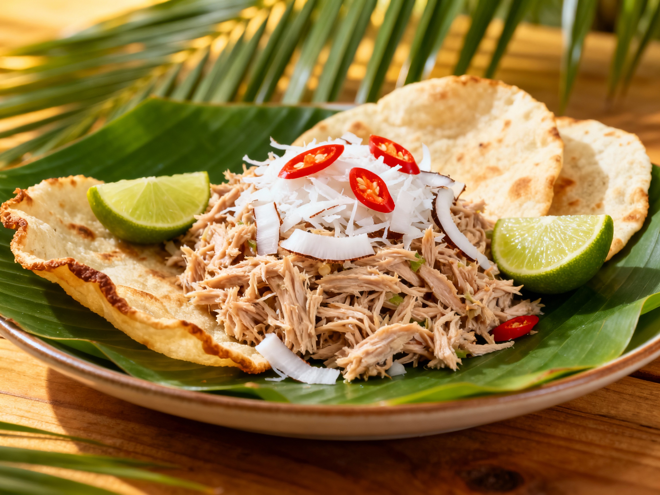 A delicious plate of Mas Huni with Roshi.