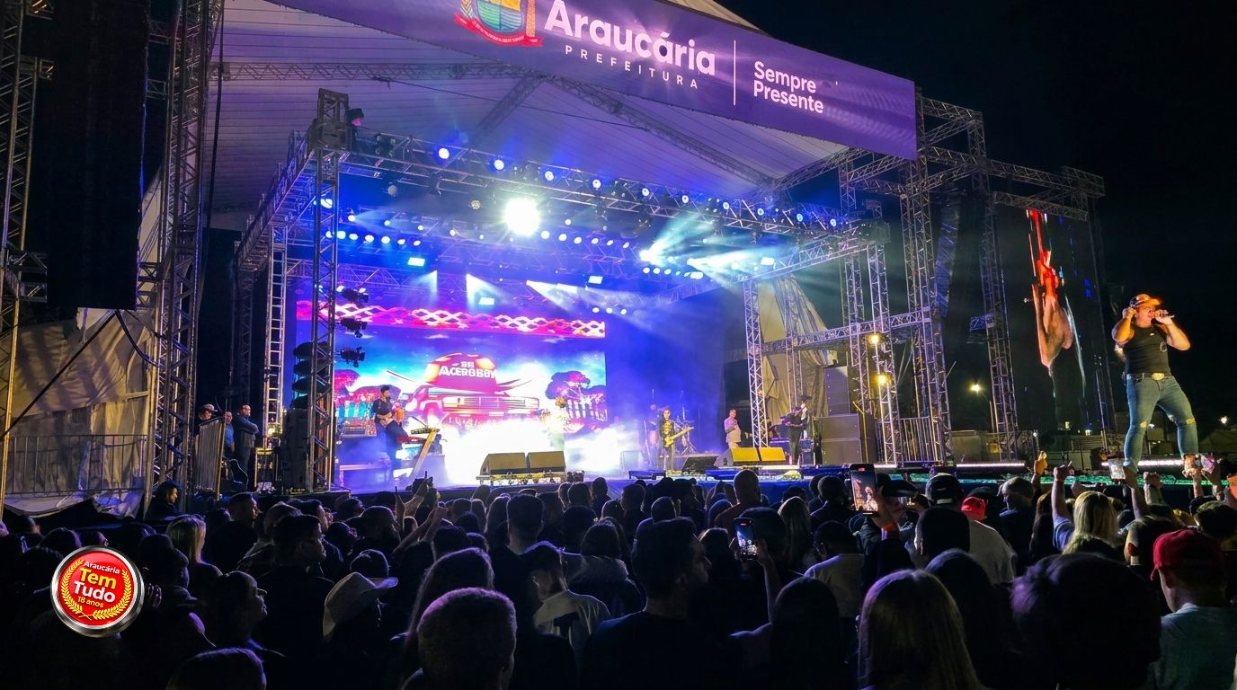 Festa do Trabalhador reúne mais de 60 mil pessoas no Parque Cachoeira
