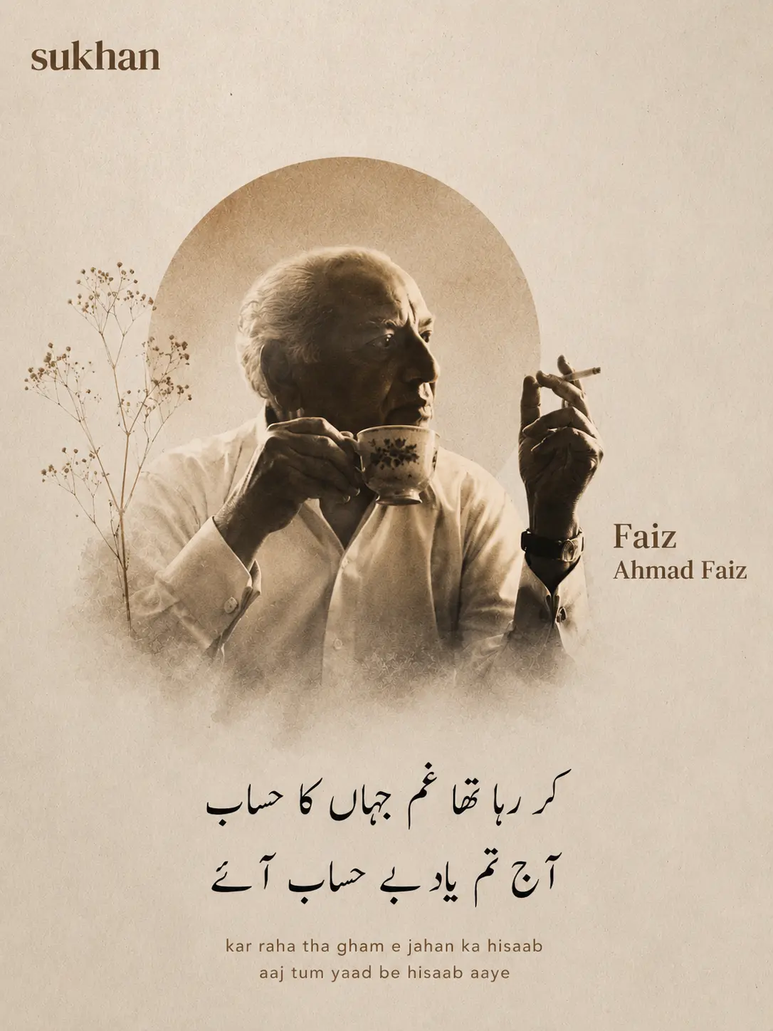 Kar Raha Tha Gham-e-Jahan Ka Hisab