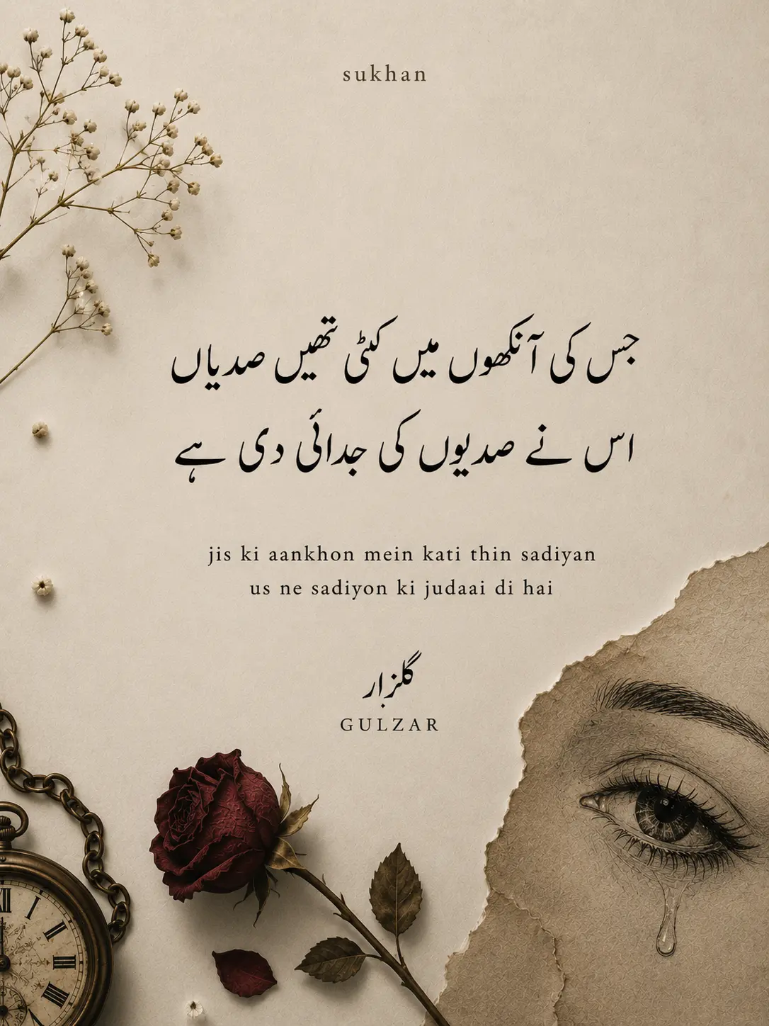 Jis Ki Aankhon Mein Kati Thi Sadiyan