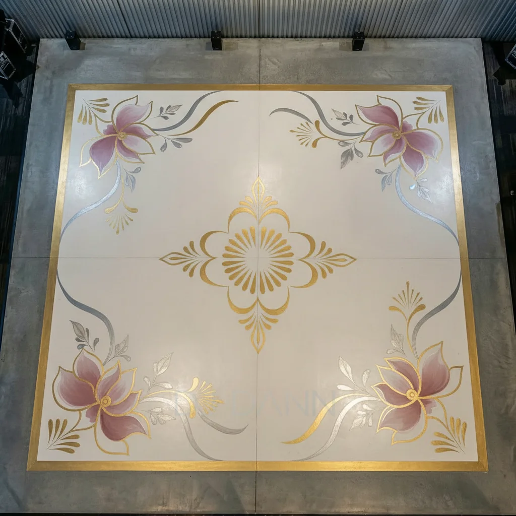 Diseno generado de pista pintada · estilo minimalista elegante · para Iuliana