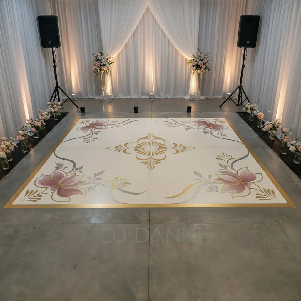 Diseno generado de pista pintada · estilo minimalista elegante · para Iuliana