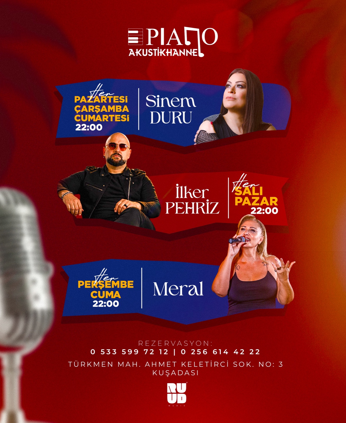 Sinem Duru ile Akustik Gece afişi