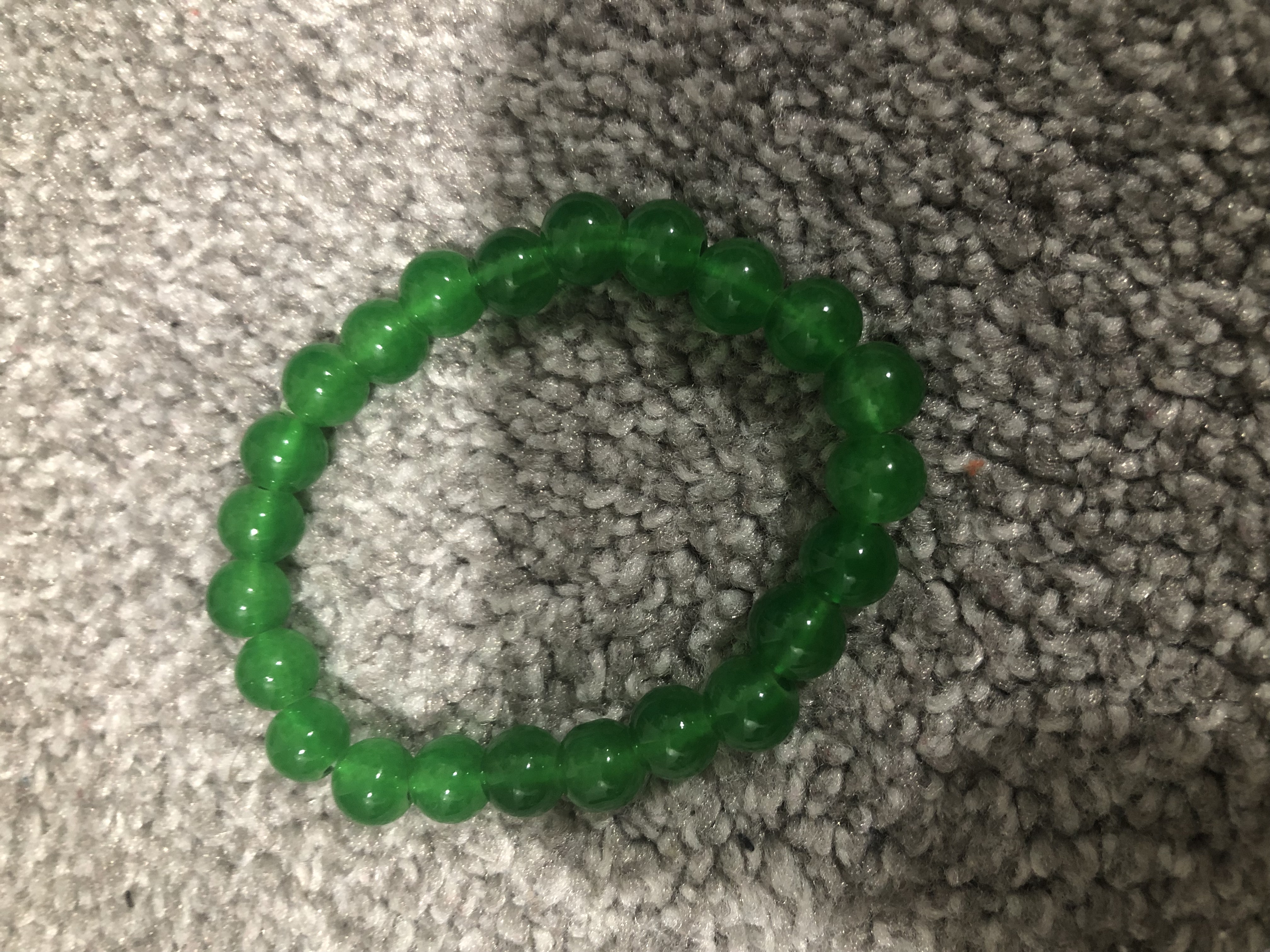 Random glass bead bracelet 