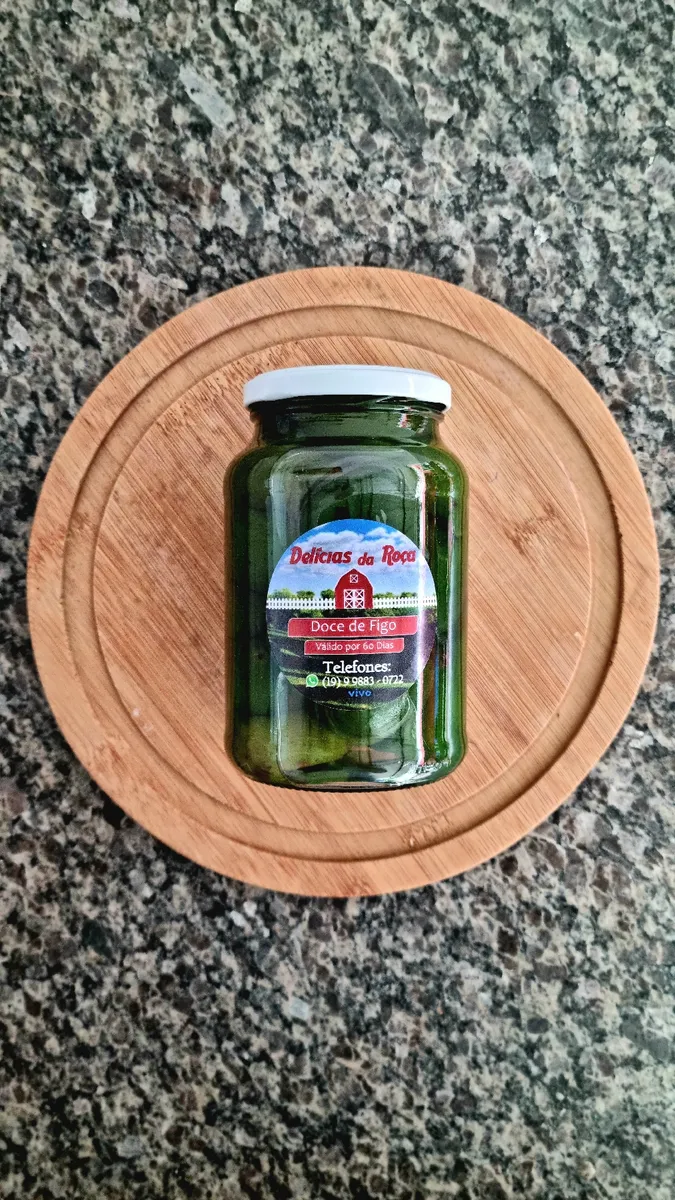 Figo em calda - Produto artesanal da Delícias da Roça