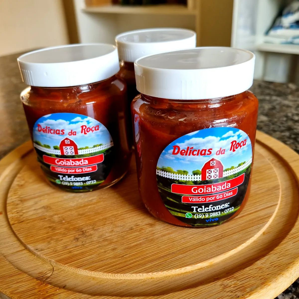 Doce de goiaba - Produto artesanal da Delícias da Roça