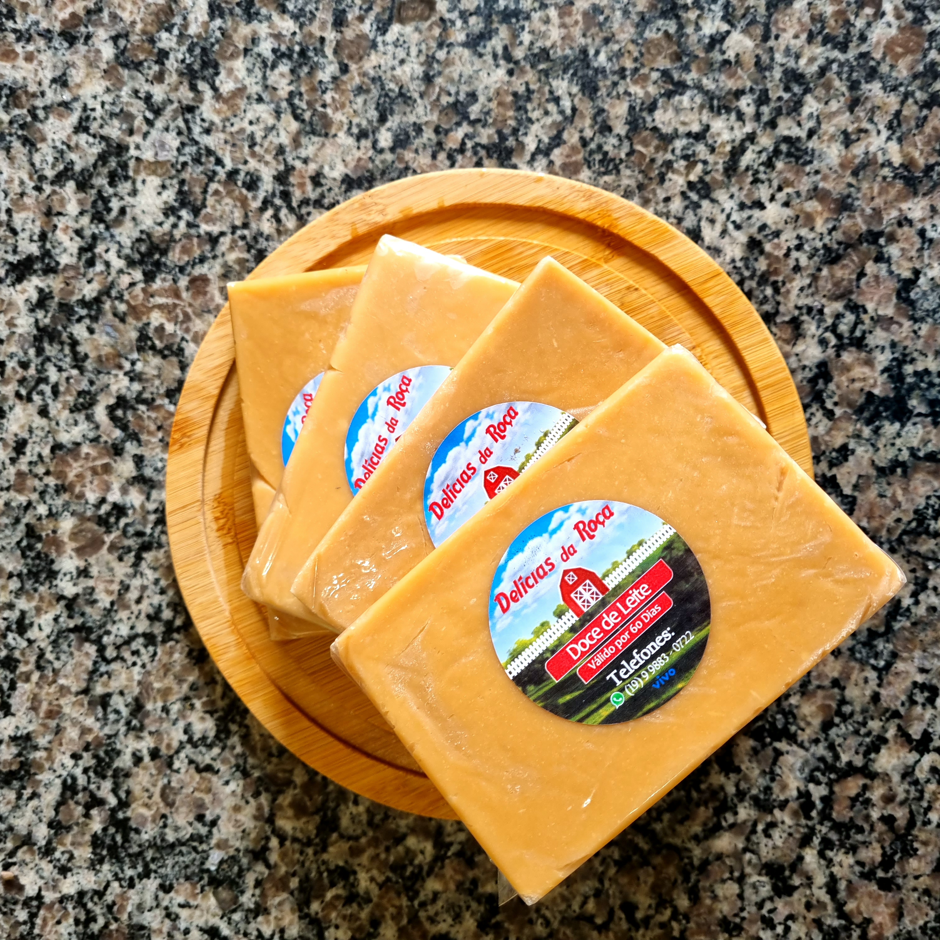 Doce de leite em barra