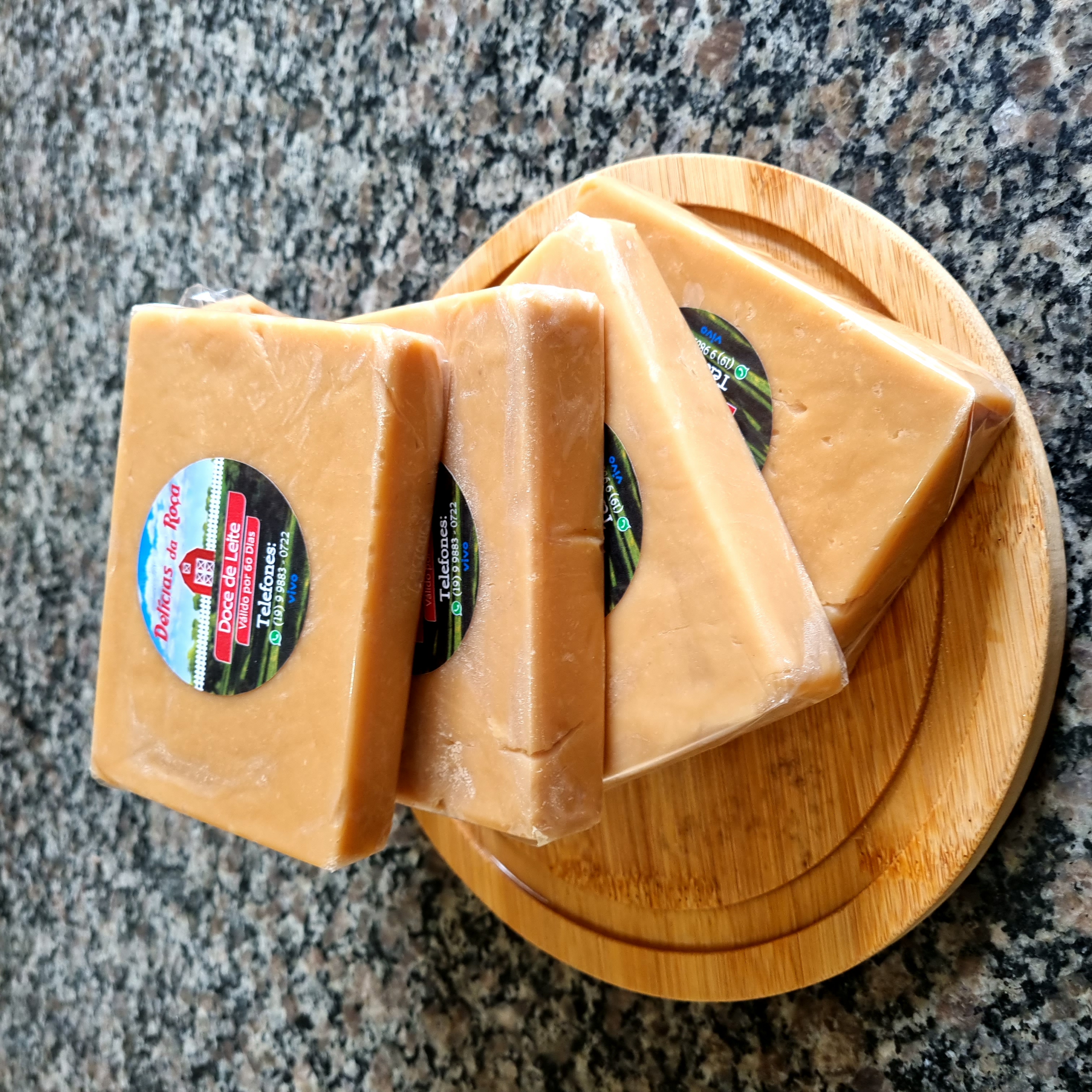 Doce de leite em barra