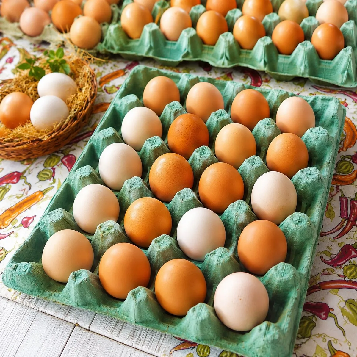 Ovos caipira - Produto artesanal da Delícias da Roça